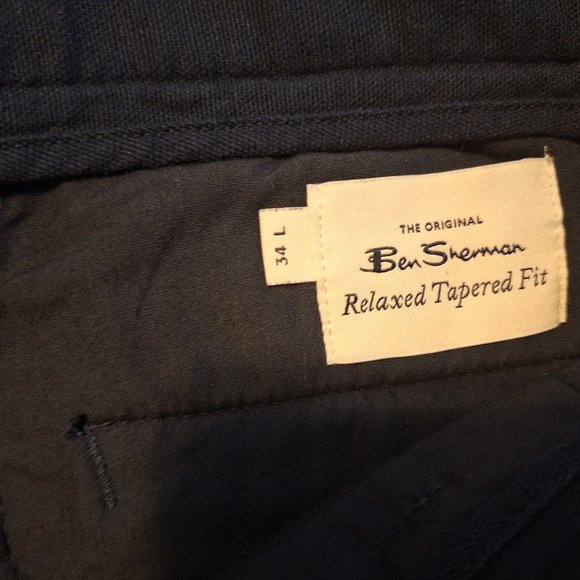 Navy blue Ben Sherman pants - Picture 3 of 6